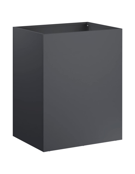 Vaso da giardino 2 pz Antracite 40 x 30 x 40 cm