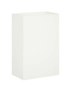 Vaso da giardino Bianco 50 x 30 x 75 cm 2