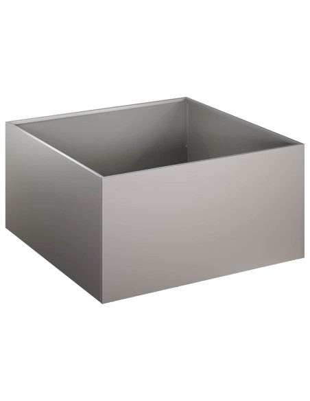 Vaso da giardino Ruggine 40 x 40 x 30 cm Acciaio Corten