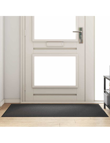 Tappetino Antracite e Nero 90 x 150 cm 100% Poliammide