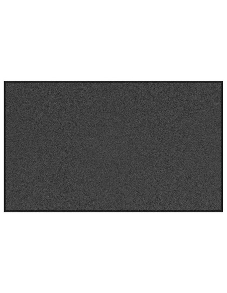 Tappetino Antracite e Nero 90 x 150 cm 100% Poliammide
