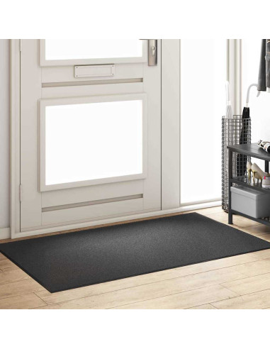 Tappetino Antracite e Nero 90 x 150 cm 100% Poliammide