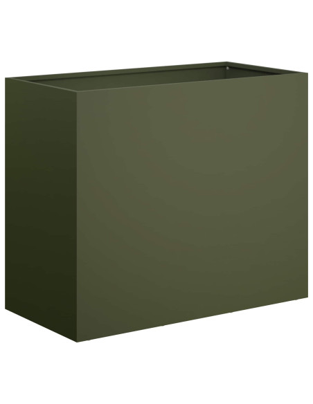 Vaso da giardino 2 pz Verde Oliva 60 x 30 x 50 cm