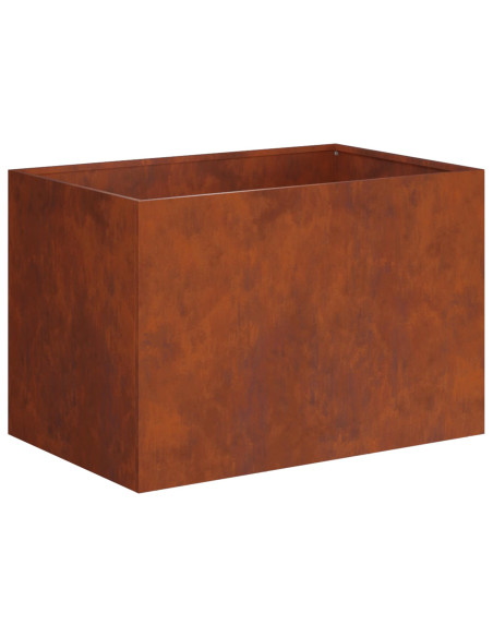 Vaso da giardino Ruggine 50 x 40 x 40 cm Acciaio Corten