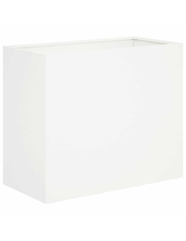 Vaso da giardino 2 pz Bianco 60 x 30 x 40 cm