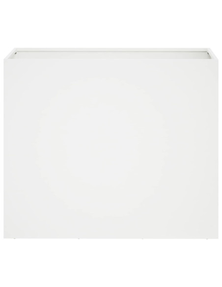 Vaso da giardino 2 pz Bianco 60 x 30 x 40 cm