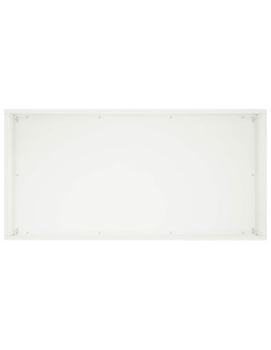 Vaso da giardino 2 pz Bianco 60 x 30 x 40 cm