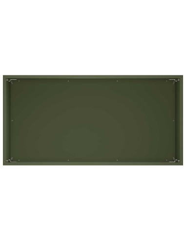 Vaso da giardino Verde Oliva 60 x 30 x 50 cm