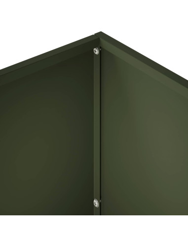 Vaso da giardino Verde Oliva 60 x 30 x 50 cm