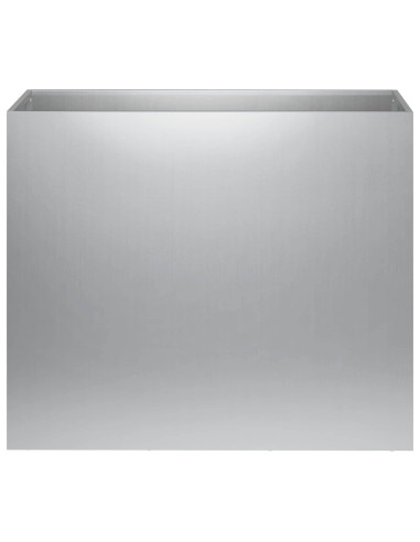 Vaso da giardino Argento 60 x 30 x 40 cm Acciaio zincato