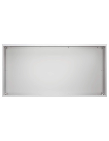 Vaso da giardino Argento 60 x 30 x 40 cm Acciaio zincato