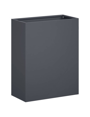 Vaso da giardino 2 pz Antracite 40 x 20 x 40 cm