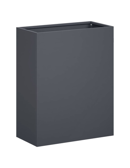 Vaso da giardino 2 pz Antracite 40 x 20 x 40 cm
