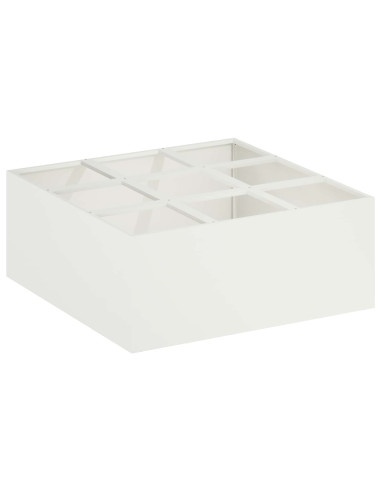 Vaso da giardino Bianco 100 x 100 x 40 cm