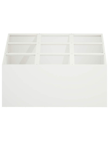 Vaso da giardino Bianco 100 x 100 x 40 cm