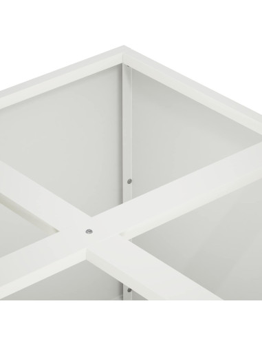 Vaso da giardino Bianco 100 x 100 x 40 cm