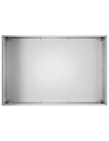 Vaso da giardino 2 pz Argento 50 x 40 x 40 cm Acciaio zincato