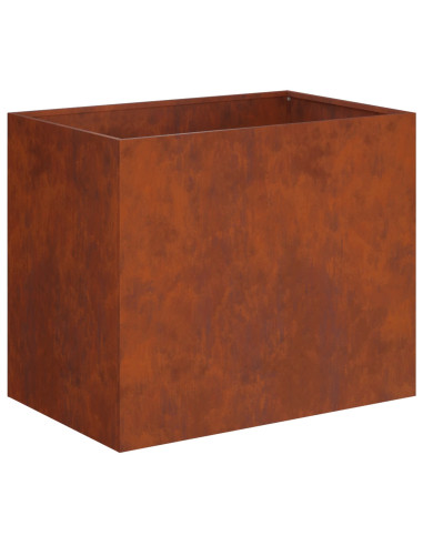 Vaso da giardino Ruggine 50 x 40 x 50 cm Acciaio Corten