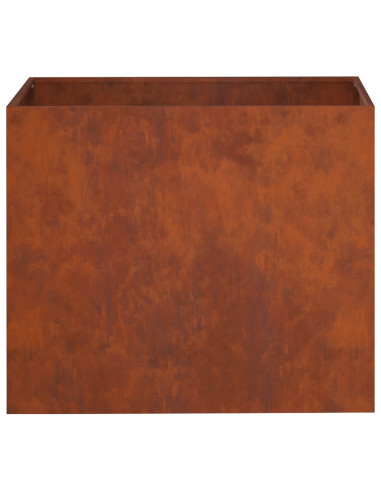 Vaso da giardino Ruggine 50 x 40 x 50 cm Acciaio Corten
