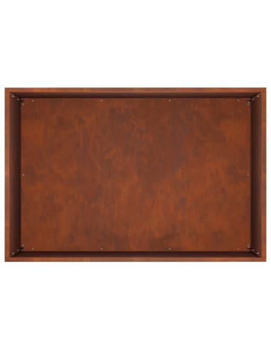 Vaso da giardino Ruggine 50 x 40 x 50 cm Acciaio Corten