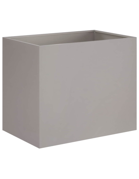 Vaso da giardino 2 pz Ruggine 50 x 40 x 50 cm Acciaio Corten
