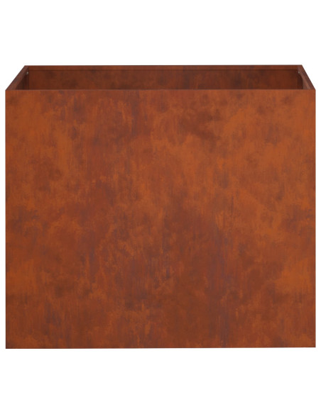 Vaso da giardino 2 pz Ruggine 50 x 40 x 50 cm Acciaio Corten