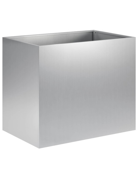 Vaso da giardino Argento 60 x 40 x 50 cm Acciaio zincato