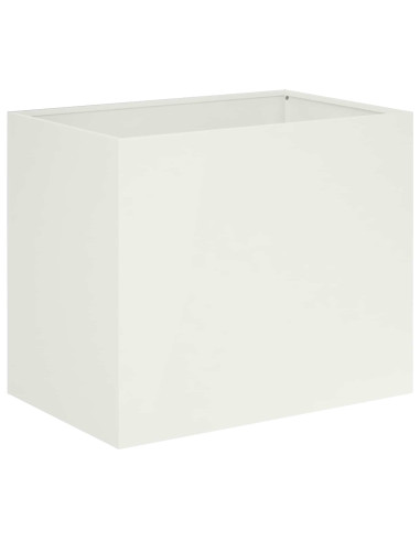 Vaso da giardino 2 pz Bianco 50 x 40 x 50 cm