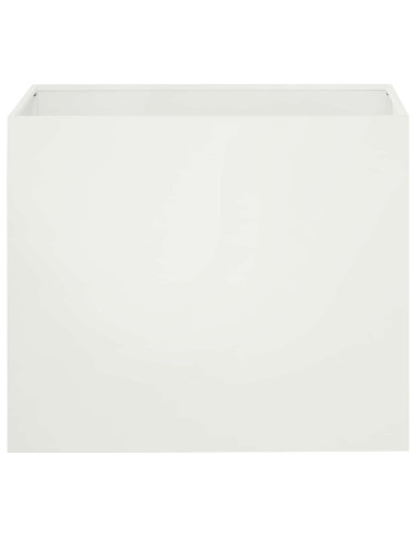 Vaso da giardino 2 pz Bianco 50 x 40 x 50 cm