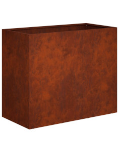 Vaso da giardino Ruggine 60 x 30 x 40 cm Acciaio Corten 2