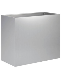 Vaso da giardino Argento 60 x 30 x 50 cm Acciaio zincato 2