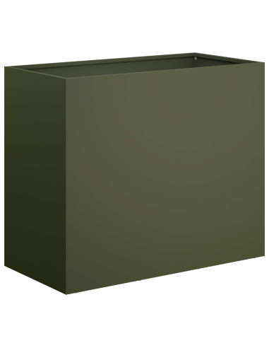Vaso da giardino Verde Oliva 60 x 30 x 40 cm