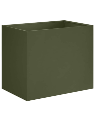 Vaso da giardino 2 pz Verde Oliva 50 x 40 x 50 cm