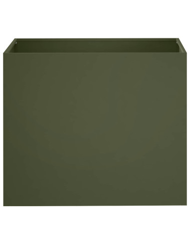 Vaso da giardino 2 pz Verde Oliva 50 x 40 x 50 cm