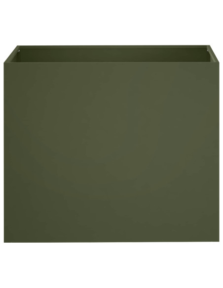 Vaso da giardino 2 pz Verde Oliva 50 x 40 x 50 cm