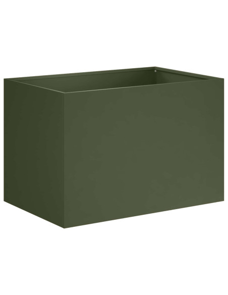 Vaso da giardino Verde Oliva 60 x 40 x 40 cm