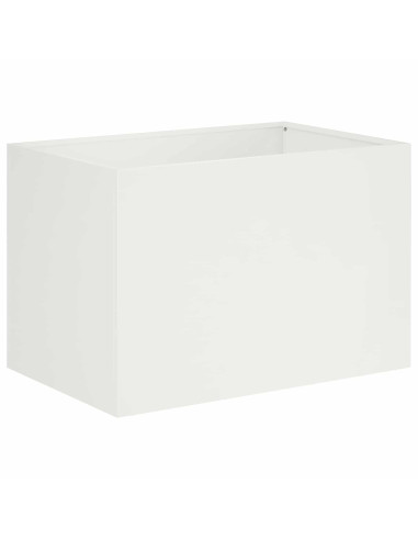 Vaso da giardino Bianco 50 x 40 x 40 cm