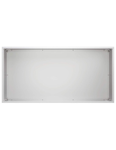 Vaso da giardino 2 pz Argento 60 x 30 x 50 cm Acciaio zincato