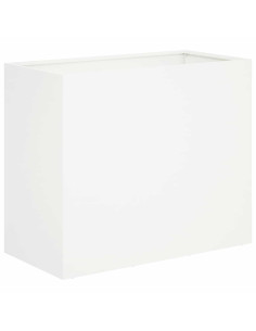 Vaso da giardino Bianco 60 x 30 x 40 cm 2