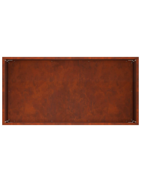 Vaso da giardino Ruggine 60 x 30 x 50 cm Acciaio Corten