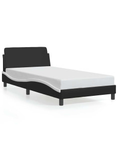 Giroletto Dover Nero e Bianco 100x190cm in Similpelle 2