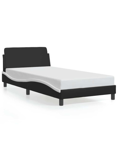 Giroletto Dover Nero e Bianco 100x190cm in Similpelle