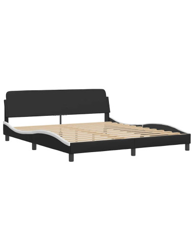 Giroletto Dover Nero e Bianco 152x203 cm in Similpelle