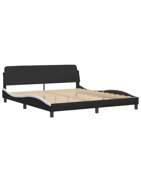 Giroletto Dover Nero e Bianco 152x203 cm in Similpelle