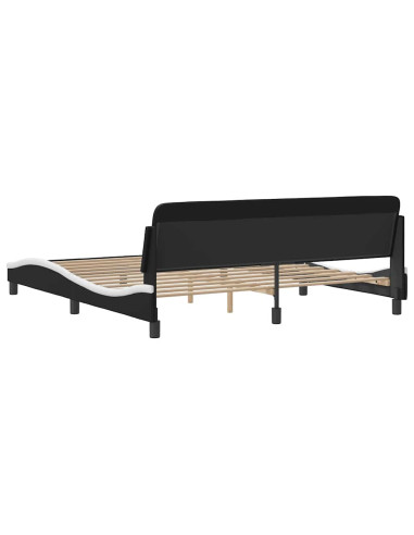 Giroletto Dover Nero e Bianco 152x203 cm in Similpelle