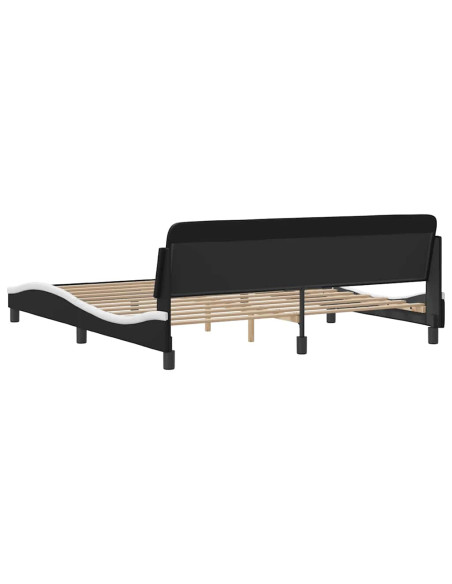 Giroletto Dover Nero e Bianco 152x203 cm in Similpelle