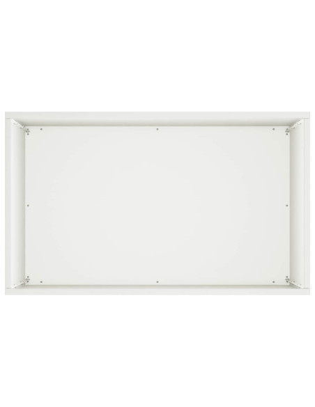 Vaso da giardino 2 pz Bianco 50 x 30 x 75 cm