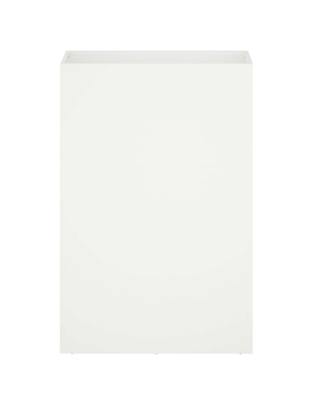 Vaso da giardino 2 pz Bianco 50 x 40 x 75 cm