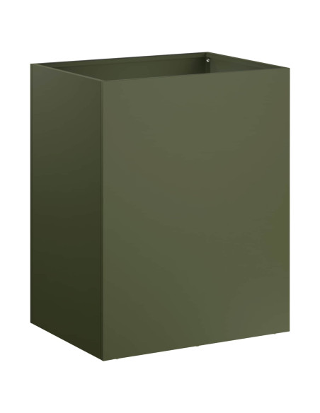 Vaso da giardino 2 pz Verde Oliva 40 x 30 x 40 cm