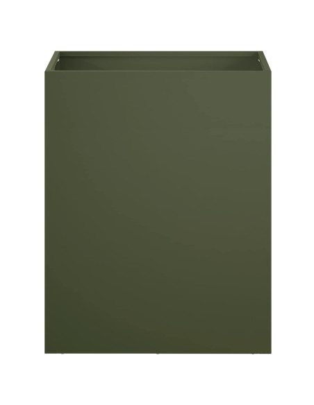 Vaso da giardino 2 pz Verde Oliva 40 x 30 x 40 cm